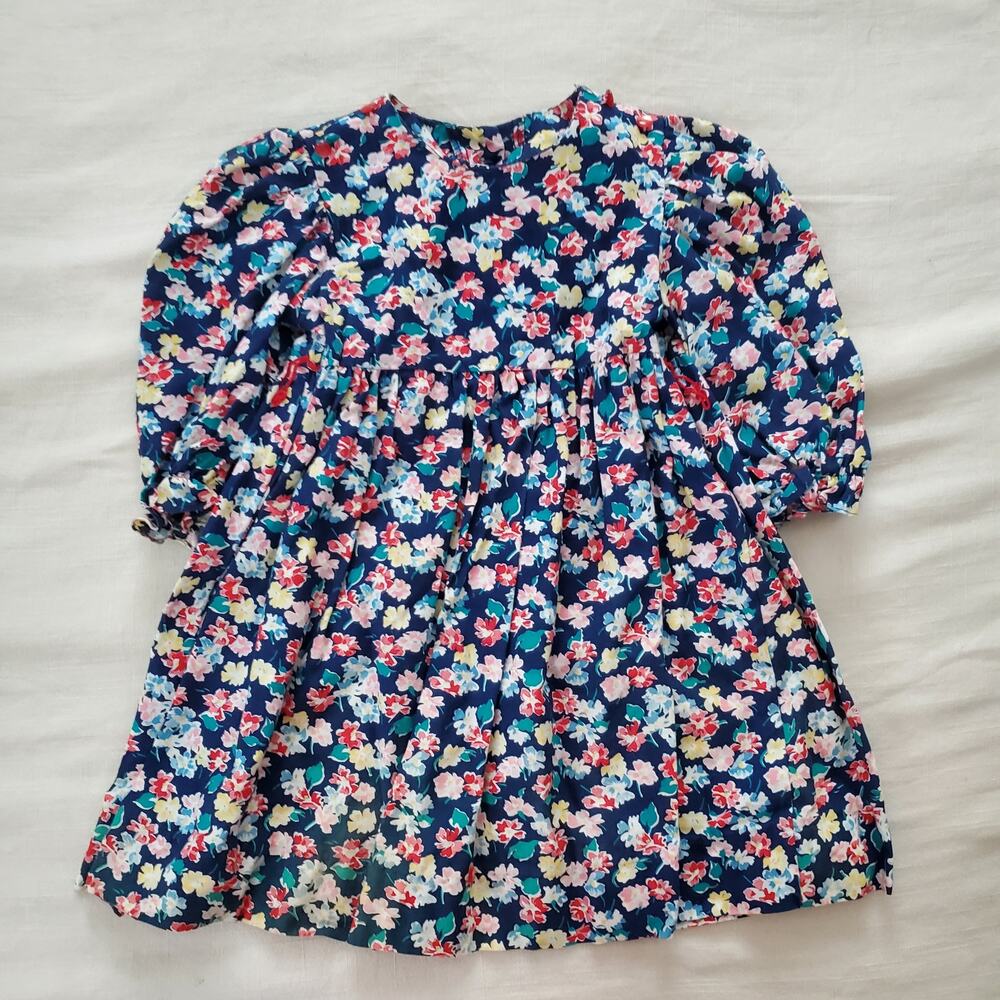 Vintage Colorful Floral Dress 2t/3t